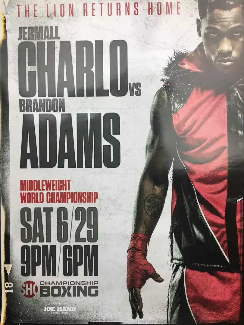 Sold Out Posters Boxing - 2019 Poster Charlos Vs Adams 3 Sold Out Posters Boxing - 2019 Poster Charlos Vs Adams