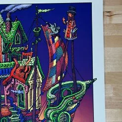 Primus - 2017 David Welker Poster Red Rocks Morrison, CO Colorado