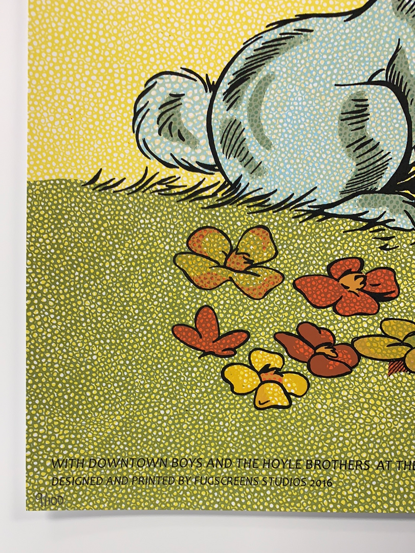 Bully - 2016 Fugscreens Studios Poster Chicago, IL Empty Bottle 8 Bully - 2016 Fugscreens Studios Poster Chicago, IL Empty Bottle