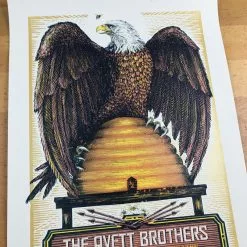 The Avett Brothers - 2014 Zeb Love Poster Salt Lake City, UT, Red Butte Garden