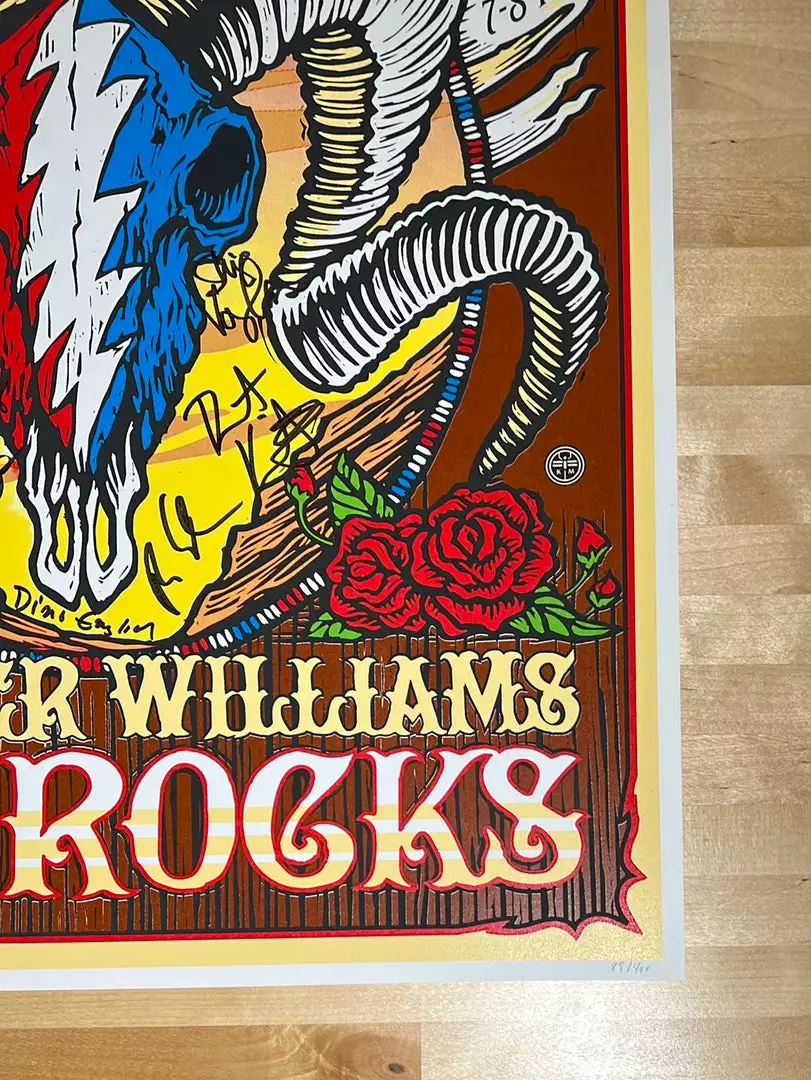 Sold Out Posters Colorado Dark Star Orchestra - 2018 Poster Autographed Red Rocks Morrison, CO 7 Sold Out Posters Colorado Dark Star Orchestra - 2018 Poster Autographed Red Rocks Morrison, CO