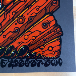 Widespread Panic - 2010 Jeff Wood Poster Red Rocks Morrison, CO Colorado