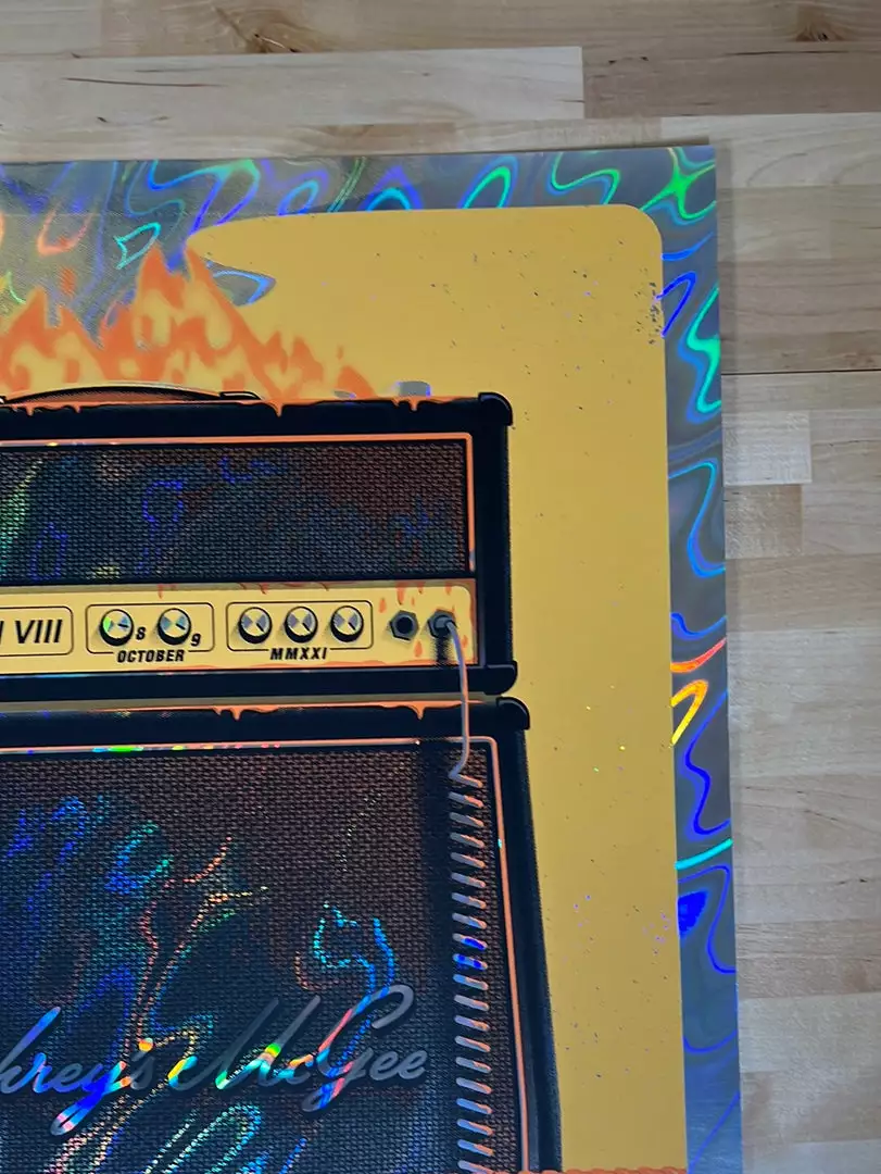 Foil Posters Umphrey's McGee - 2021 Mike Tallman Poster Port Chester, NY FOIL 6 Foil Posters Umphrey's McGee - 2021 Mike Tallman Poster Port Chester, NY FOIL