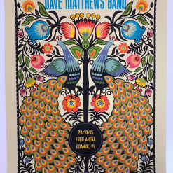 Dave Matthews Band - 2015 Methane Poster Gdansk, Poland Ergo Arena Gig Posters