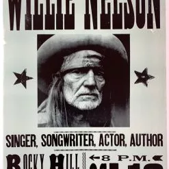 Gig Posters Willie Nelson - 2005 Hatch Show Print 10/13 Poster Smithville, TX
