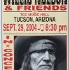 Willie Nelson - 2004 Franks Brothers 9/29 Poster Tucson, AZ Gig Posters