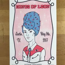 Gig Posters Kings Of Leon - 2017 Tyler Skaggs Poster Austin, Texas 360 Amphitheater