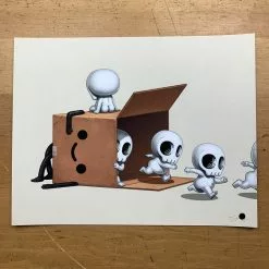 Art Prints Boxo II (Skullies 2) - 2019 Mike Mitchell Poster Print SOFA Con 1st