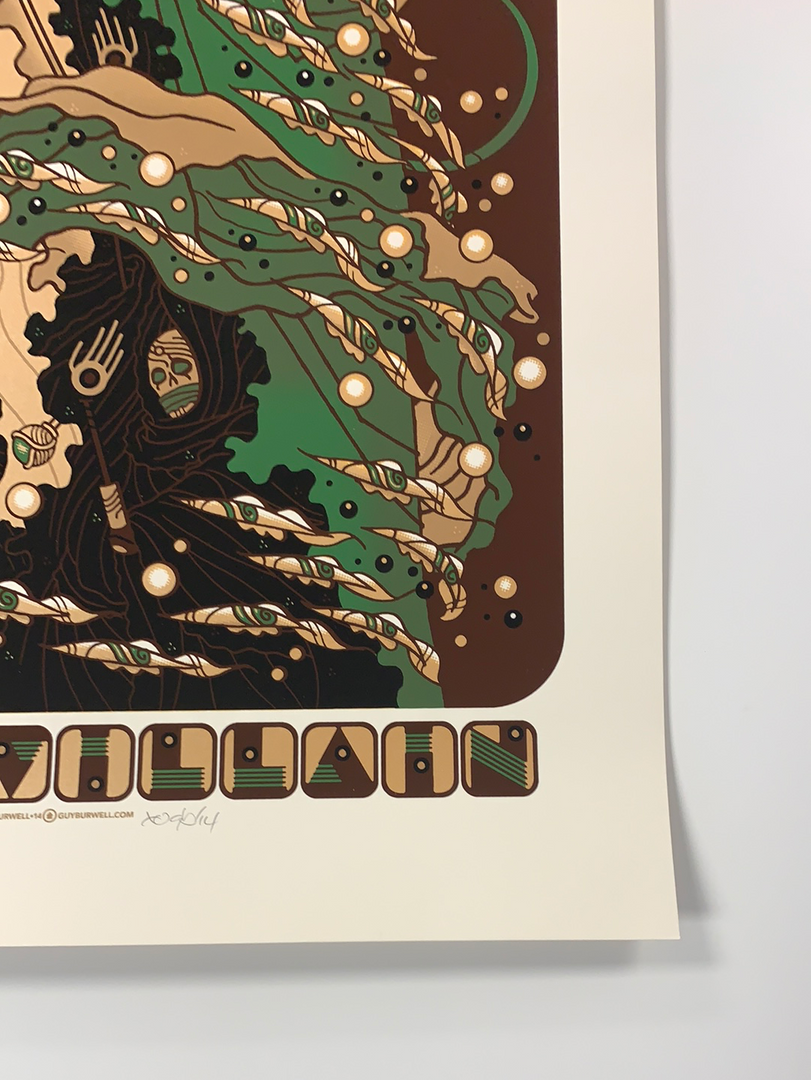 Like A Villain - 2014 Guy Burwell Poster S/N Gig Posters 7 Like A Villain - 2014 Guy Burwell Poster S/N Gig Posters