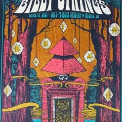 Gig Posters Billy Strings - 2021 Status Serigraph Poster Mobile, AL 4/10