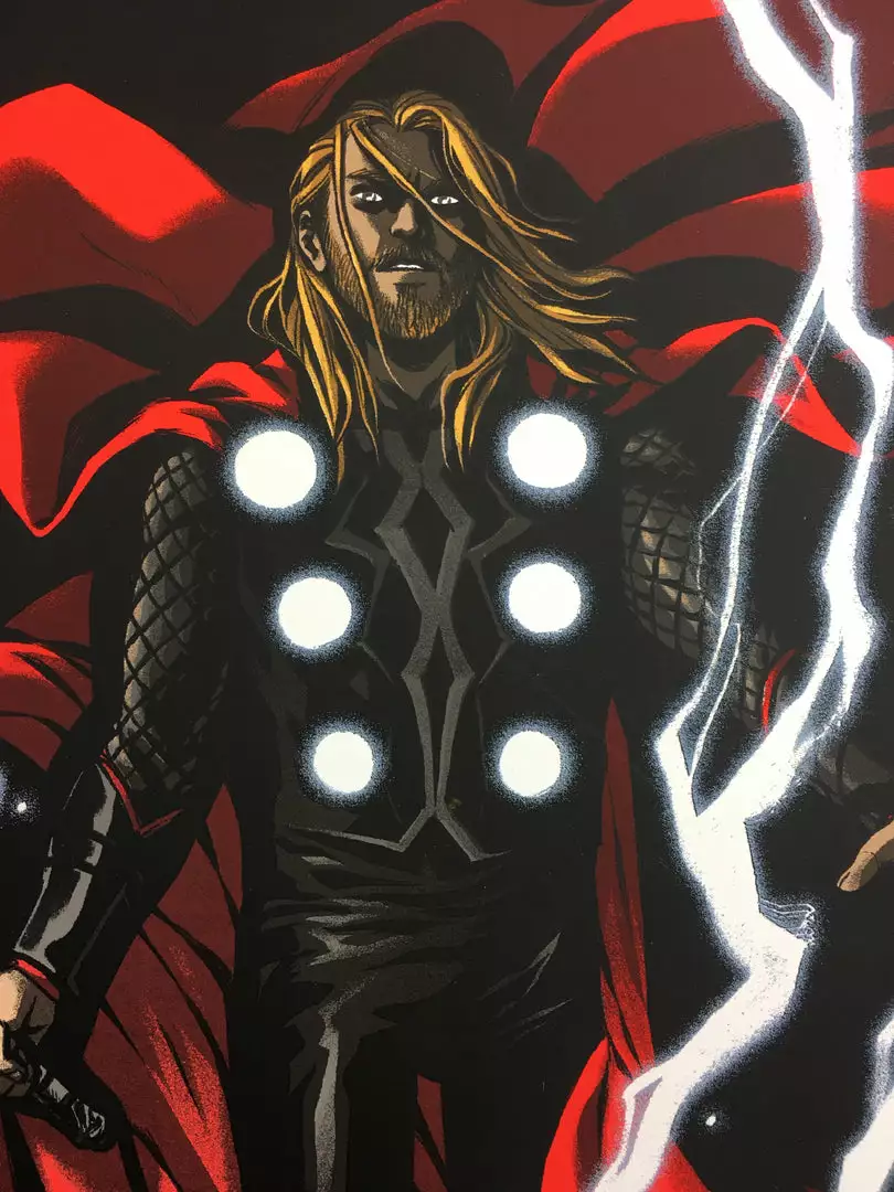 Movie/TV Posters Thor - 2018 Becky Cloonan Art Print 4 Movie/TV Posters Thor - 2018 Becky Cloonan Art Print