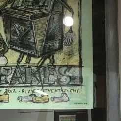 Alabama Shakes - 2012 Dan Grzeca Poster Chicago, IL Riviera Theatre FRAMED