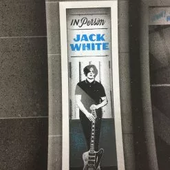 Jack White - 2018 Matthew Jacobson Poster Detroit, MI Little Ceasars Arena