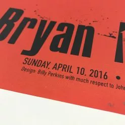Bryan Adams - 2016 Billy Perkins Poster Cedar Park Texas Gig Posters 16 Bryan Adams - 2016 Billy Perkins Poster Cedar Park Texas Gig Posters