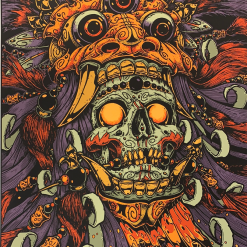 Bali Skull - 2015 Jeral Tidwell Poster Art Print 3rd Edition Art Prints