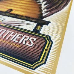 The Avett Brothers - 2014 Zeb Love Poster Salt Lake City, UT, Red Butte Garden