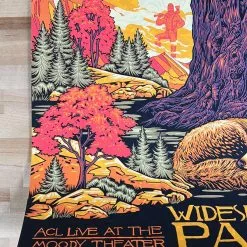 Widespread Panic - 2021 Todd Slater Poster Austin, TX Moody