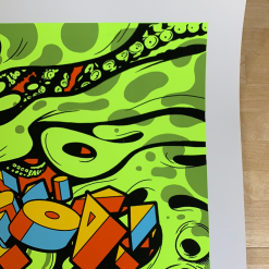 Ames Brothers Pearl Jam - 2018 Ames Design Poster S/N Lisbon, PRT Passeio Maritimo De Alges Gig Posters