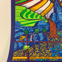 Pearl Jam - 2020 Brad Klausen Poster Nashville, TN S/N Ed Bridgestone Arena Gig Posters