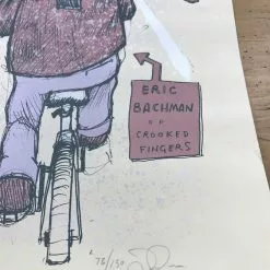 A Very Milky Christmas - 2002 Jay Ryan Poster Death Cab For Cutie Milwaukee