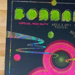 Bonnaroo - 2020 Status Serigraph Poster Manchester, TN FOIL Foil Posters