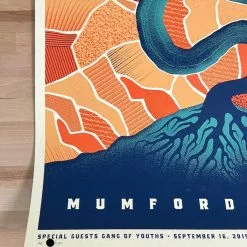 Mumford & Sons - 2019 DKNG Poster Phoenix, AZ Talking Stick Gig Posters