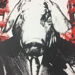 Big Business - 2009 Dan MacAdam Crosshair Poster Chicago, IL Bottom Lounge