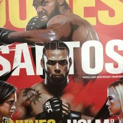 Sold Out Posters Boxing - 2019 Poster Jones Vs Santos; Nunes Vs Holm