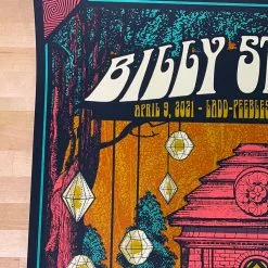Billy Strings - 2021 Status Serigraph Poster Mobile, AL 4/9