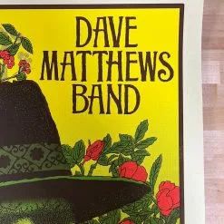 Methane Studios Dave Matthews Band - 2021 Methane Poster Noblesville, IN 8/13