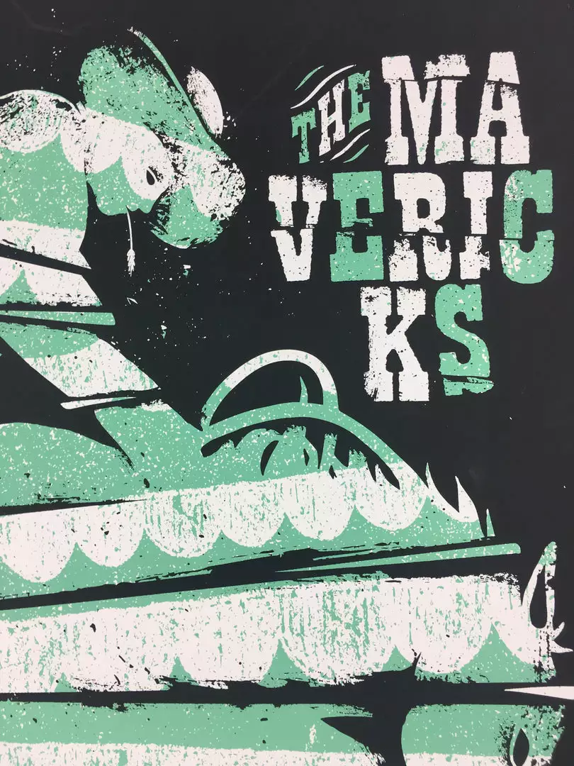 The Mavericks - 2017 Max Mahn Poster Portland, OR Revolution Hall 4 The Mavericks - 2017 Max Mahn Poster Portland, OR Revolution Hall