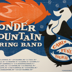 Decoder Ring Design Concern Yonder Mountain String Band - 2006 Decoder Ring Poster Cabin Fever Tour