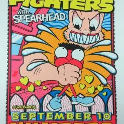 Foo Fighters - 1995 Uncle Charlie Poster Houston, TX Numbers Gig Posters