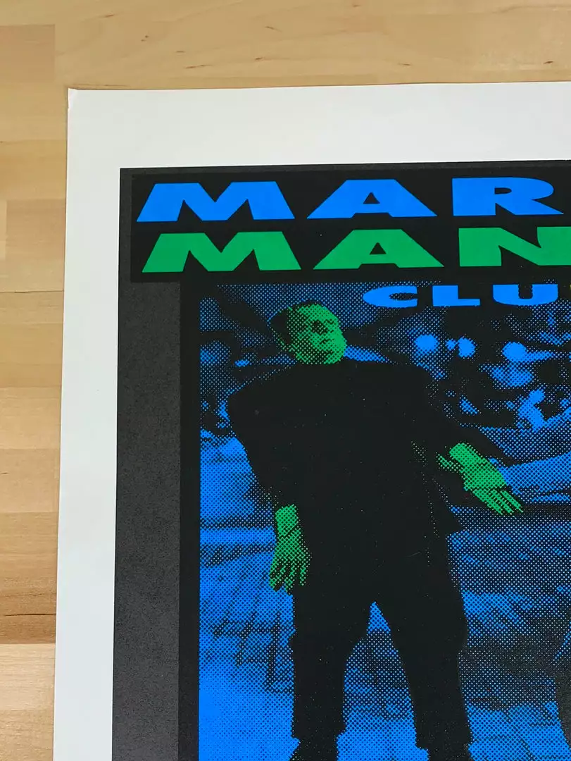 Marilyn Manson - 1995 Matt Getz Poster Hollywood, CA The Palace 1st Ed 5 Marilyn Manson - 1995 Matt Getz Poster Hollywood, CA The Palace 1st Ed
