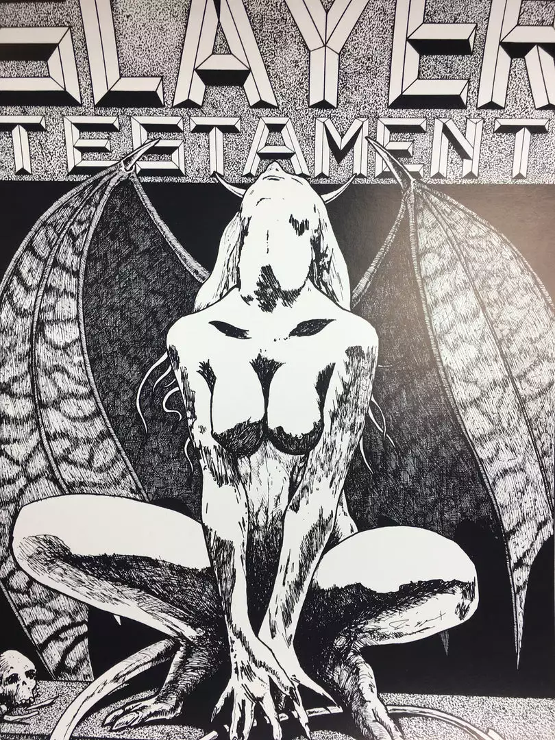 Slayer - 1991 Frank Kozik Poster Houston, TX The Unicorn 3 Slayer - 1991 Frank Kozik Poster Houston, TX The Unicorn