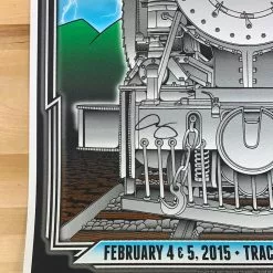Umphrey's McGee - 2015 John Warner Poster Band Signed Chattanooga, TN