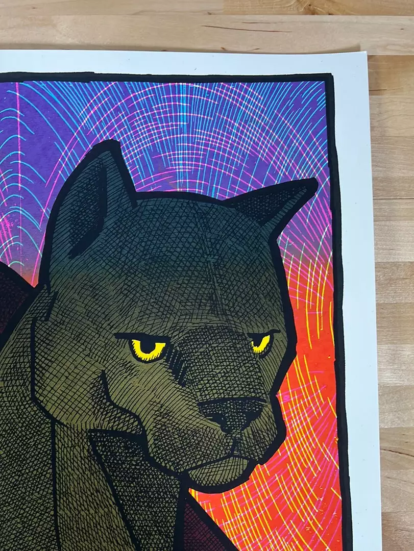 Black Pumas - 2020 Jay Ryan Poster The Wiltern Los Angeles, CA 6 Black Pumas - 2020 Jay Ryan Poster The Wiltern Los Angeles, CA