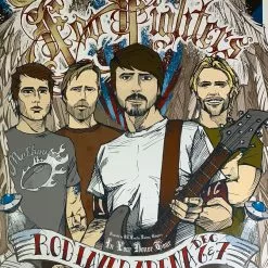 Foo Fighters - 2005 Rhys Cooper Poster Melbourne, AUS Gig Posters