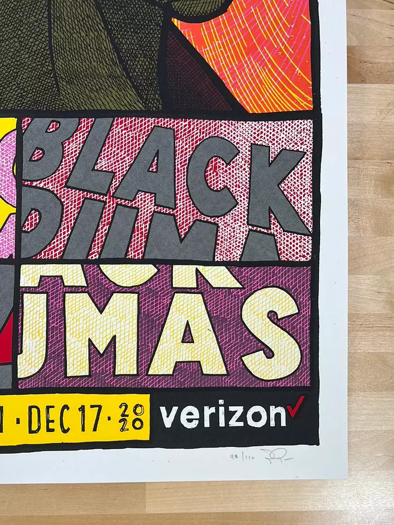 Black Pumas - 2020 Jay Ryan Poster The Wiltern Los Angeles, CA 7 Black Pumas - 2020 Jay Ryan Poster The Wiltern Los Angeles, CA