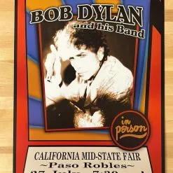 Bob Dylan - 2007 Geoff Gans Poster Paso Robles, CA Gig Posters 5 Bob Dylan - 2007 Geoff Gans Poster Paso Robles, CA Gig Posters
