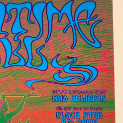 Mark Henson Gig Posters MHP 56 Bad Religion - 1999 Poster Maritime Hall San Fran 1st