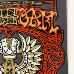 Jam In The Dam - 2010 Jeff Wood Poster Amsterdam, NED Melkweg Band Signed Gig Posters