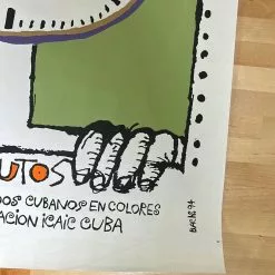 Eduardo Munoz Bachs Movie/TV Posters Filminutos - 1994 Cuban Movie Poster Original Vintage