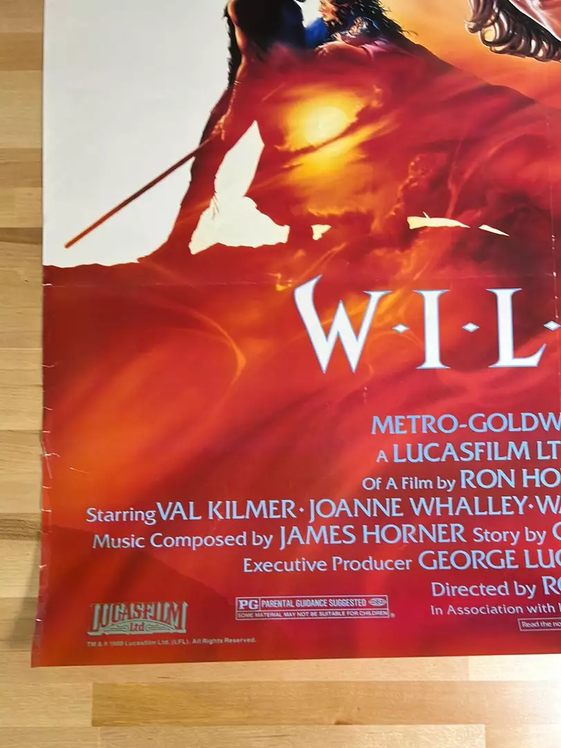 Sold Out Posters Willow - 1988 One Sheet Movie Poster Original Vintage 27x40 8 Sold Out Posters Willow - 1988 One Sheet Movie Poster Original Vintage 27x40