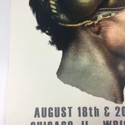 Pearl Jam - 2018 Matt Cunningham Poster Chicago, IL Wrigley Field (Blue Variant)