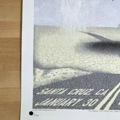 Willie Nelson - 2006 Emek Gan Poster Santa Cruz, CA Catalyst