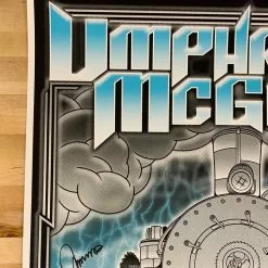 Umphrey's McGee - 2015 John Warner Poster Band Signed Chattanooga, TN