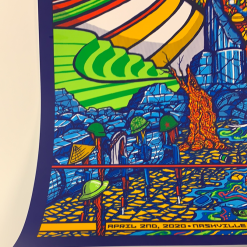 Gig Posters Pearl Jam - 2020 Brad Klausen Poster Nashville, TN 1st Ed Bridgestone Arena