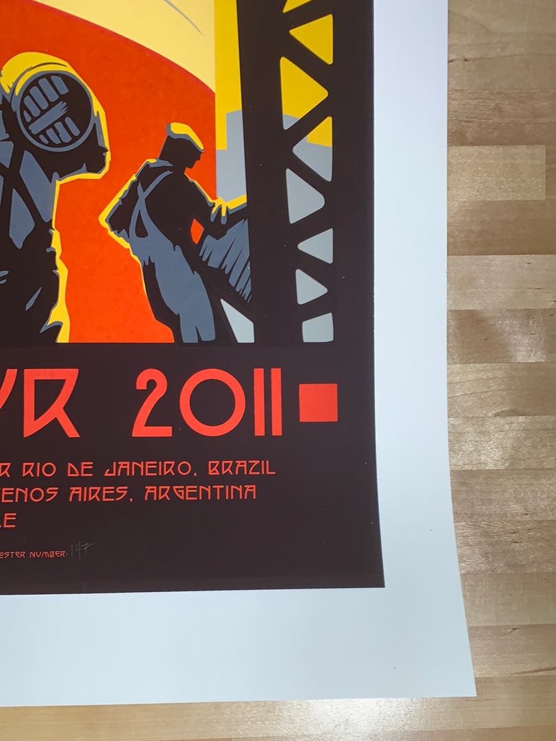 Eric Clapton - 2011 Ron Donovan Firehouse Poster World Tour (#3) 7 Eric Clapton - 2011 Ron Donovan Firehouse Poster World Tour (#3)