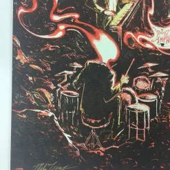 Robert Plant - 2015 Miles Tsang Poster Cary, NC Booth Amphitheater VARIANT